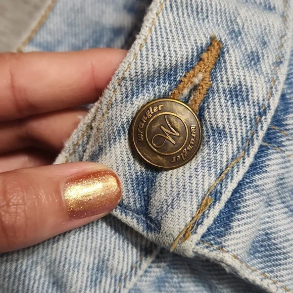 Vintage Wrangler Light Wash High Rise Tapered Leg Baggy Relaxed Mom Jeans - Picture 6 of 9